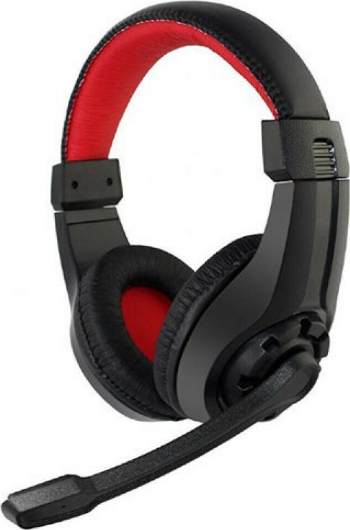 GEMBIRD GAMING HEADSET WITH VOLUME CONTROL BLACK/RED GHS-01