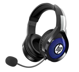 HP DHE-8001 Over Ear Multimedia Ακουστικά με μικροφωνο και σύνδεση 3.5mm Jack / USB-A σε Μπλε χρώμα