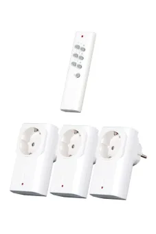 Trust Wireless Switching Σετ 3 πρίζες με Τηλεχειριστήριο (APA3-1500R)