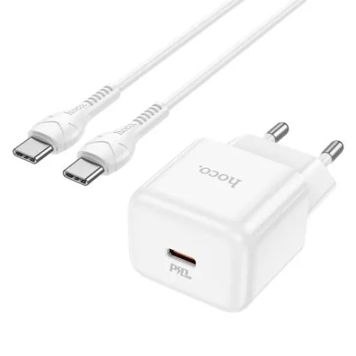 Hoco Charger N32 Glory Pd30w Type-C To Type-C 1m White