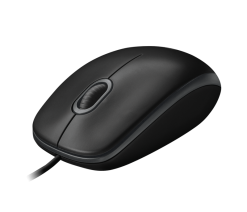 Logitech B100 Ενσύρματο Ποντίκι Μαύρο