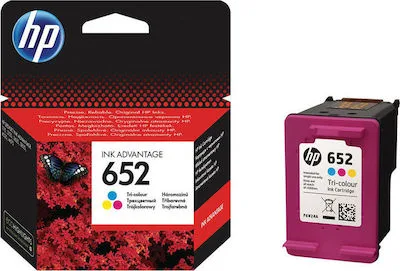 HP 652 Μελάνι Εκτυπωτή InkJet Πολλαπλό (Color) (F6V24AE)