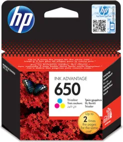 HP 650 Μελάνι Εκτυπωτή InkJet Πολλαπλό (Color) (CZ102AE)