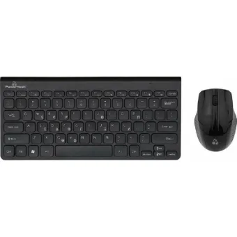 POWERTECH set ποντίκι & πληκτρολόγιο PT-940 Ασύρματο 1200DPI Μαύρο