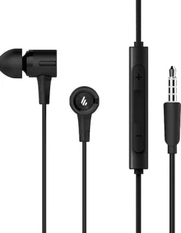 Edifier P205 In-ear Handsfree με Βύσμα 3.5mm Μαύρο