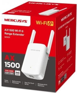 Mercusys ME60X v1 WiFi Extender Dual Band (2.4 & 5GHz) 1500Mbps
